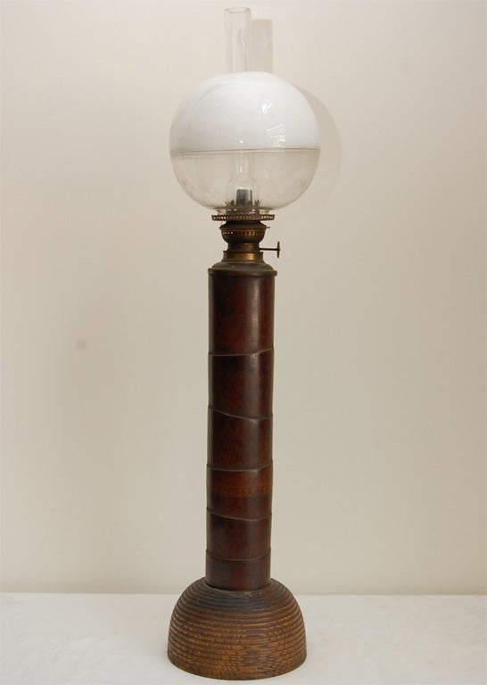 19th Century Japanese Oil Lamp For Sale