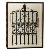Found-Object Art Piece in Shadow Box Frame