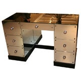 Hollywood Regency / Art Moderne Mirrored Vanity Desk, Circa 1930