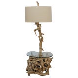 Driftwood  Table  Floor Lamp