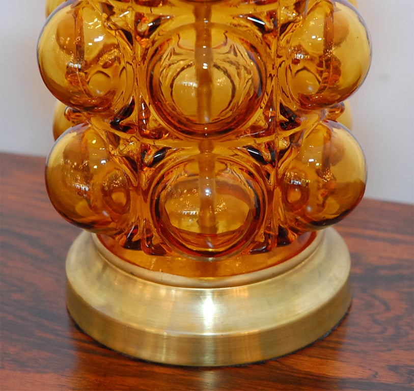 Amber  Bubble  Lamps 1