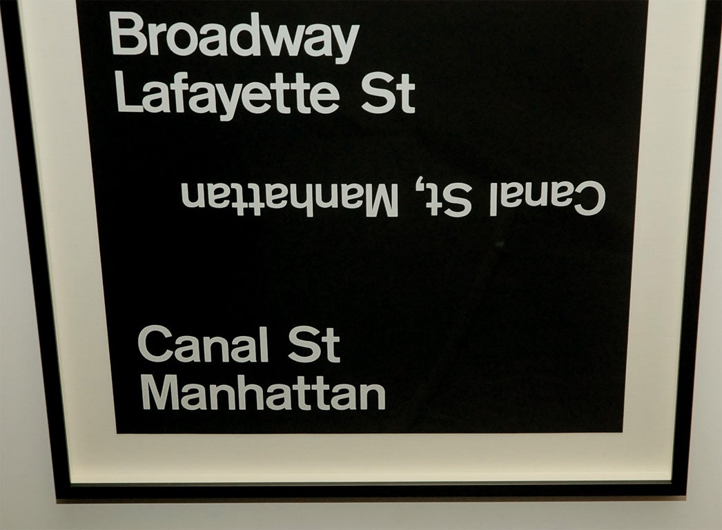 New  York Subway Sign