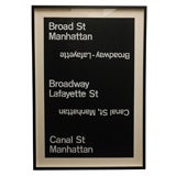 New  York Subway Sign