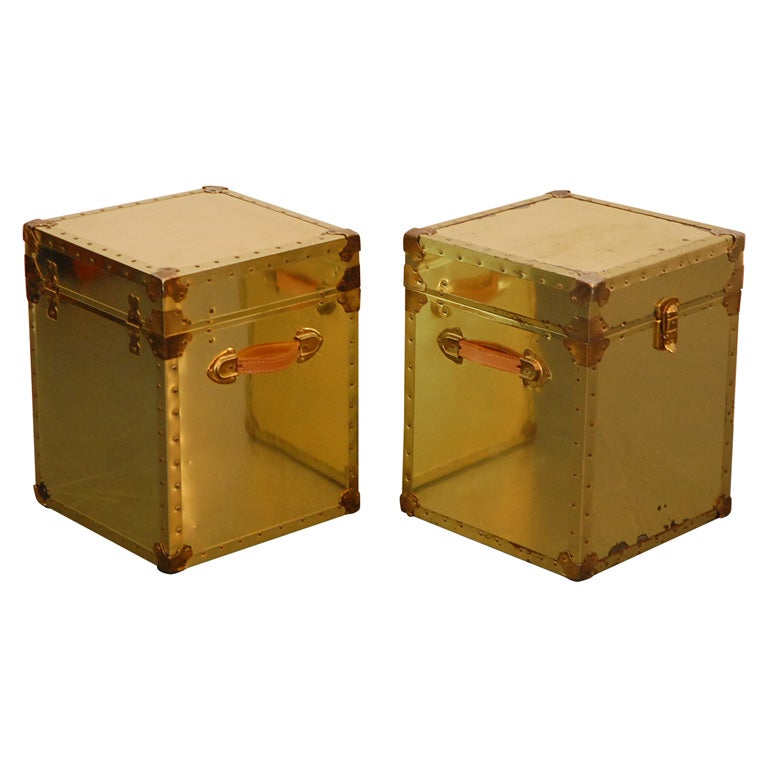 Polished Brass  Trunks