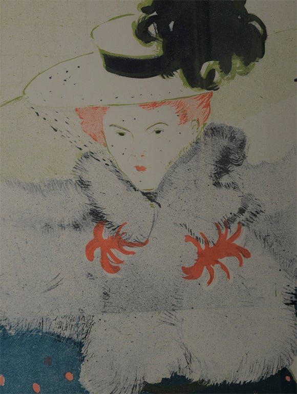 La Revue Blanche - original 1895 poster by Toulouse-Lautrec 2
