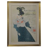 La Revue Blanche - original 1895 poster by Toulouse-Lautrec