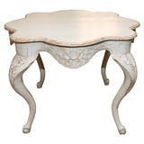 Rococo painted center table