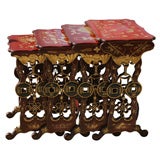 China Trade Lacquered Nesting Tables