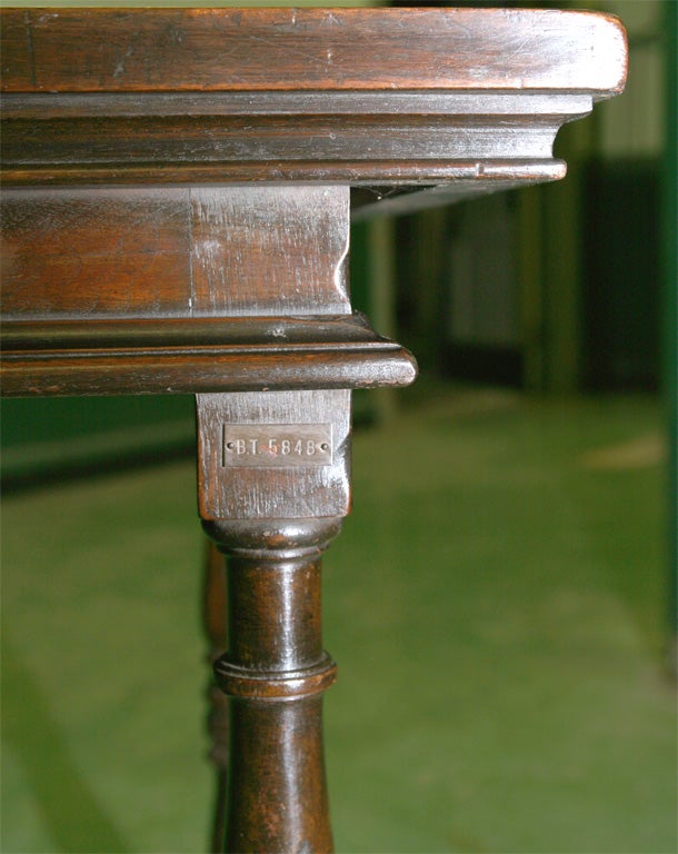 20th Century Walnut Dining or Tavern Table