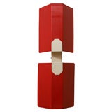 French Red Wall Light