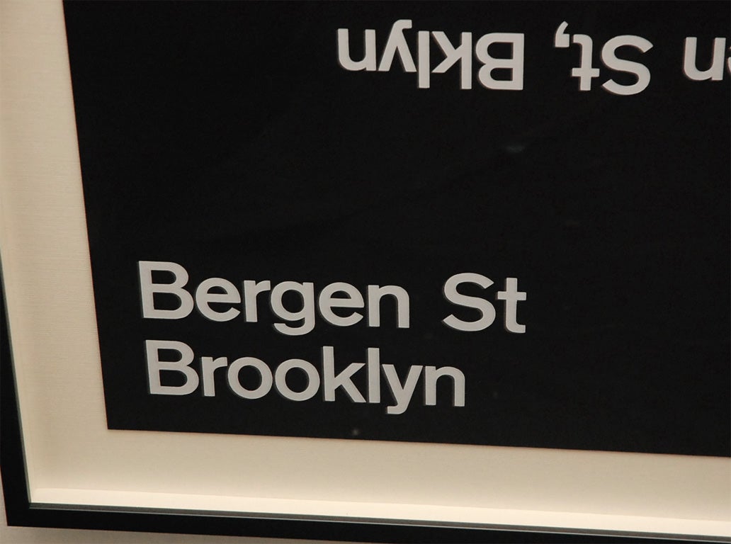 New York  Subway Sign 2