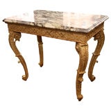 18th century Anglo-French Giltwood Console Center Table