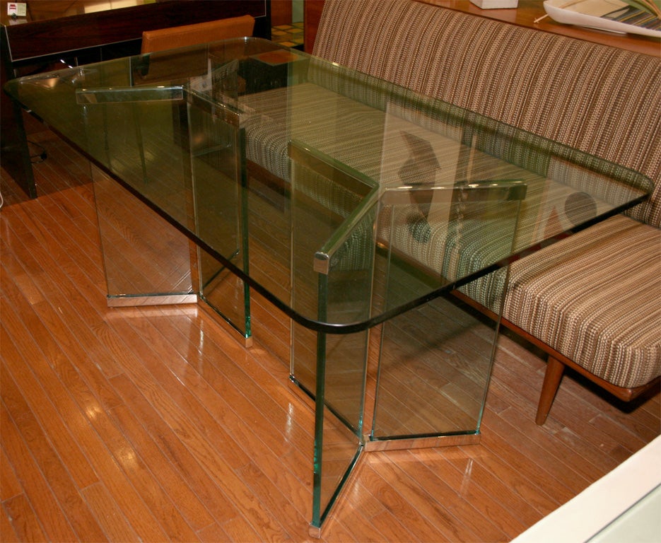 American Pace Glass Table