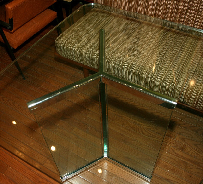 Late 20th Century Pace Glass Table