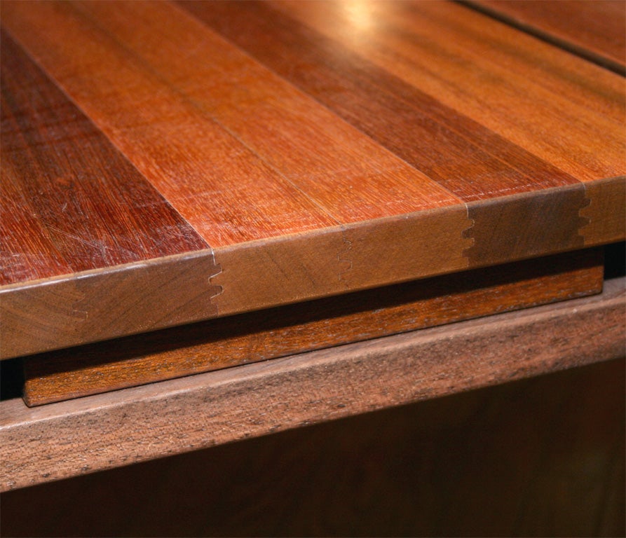 French Solid Mahogany Coffee Table