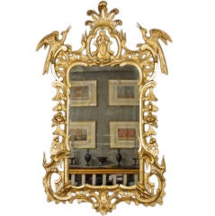 George IV carved giltwood wall mirror