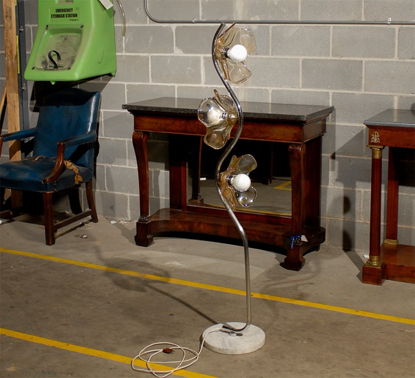1960s French Olivier Mourgue Style Floor Lamp