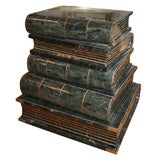Bone veneer faux stack of books by Maitland Smith