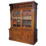 Antique Louis Philippe walnut bookcase