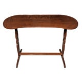 A Louis Philippe Cuban Mahogany Kidney Shaped Serving Table