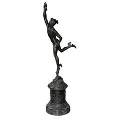 Antique Bronze Statue in the Manner of Flemish Sculptor Jean Boulogne
