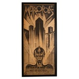 Vintage Limited edition Metropolis poster