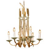 Directoire Style Tole Chandelier