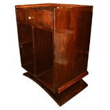Art Deco Rosewood One Drawer End Table/Bookcase, France, c. 1930