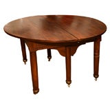 French Walnut Extension Table