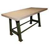 Iron and Limestone Table
