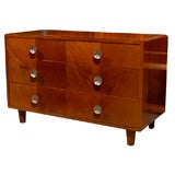 Vintage Swedish Art Moderne Three-Drawer Chest of Drawers