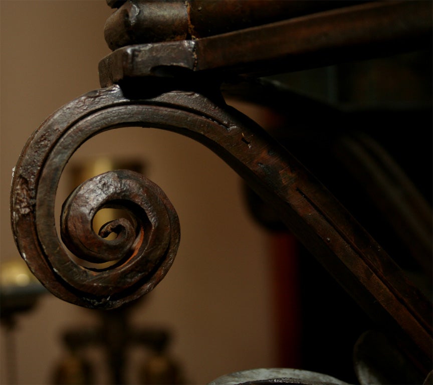 Large French Bronze Lantern In Good Condition For Sale In New York, NY