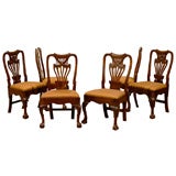 Set of Six Irish Georgian Chairs