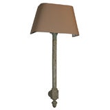 Painted Wood Pole Sconce