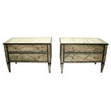 Pair of Mirrored Chests