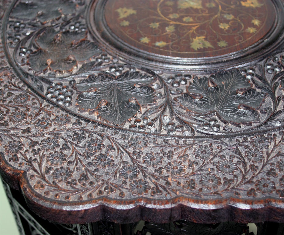 Turn-Of-The Century Anglo-Indian Octagonal Table 1