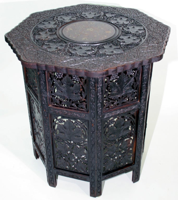 Turn-Of-The Century Anglo-Indian Octagonal Table 3