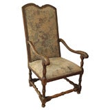 Tall, Louis XIV Style Fauteuil