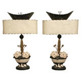 Vintage Pair of Fabulous 50's lamps