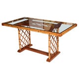 Rattan Dining Table / Desk