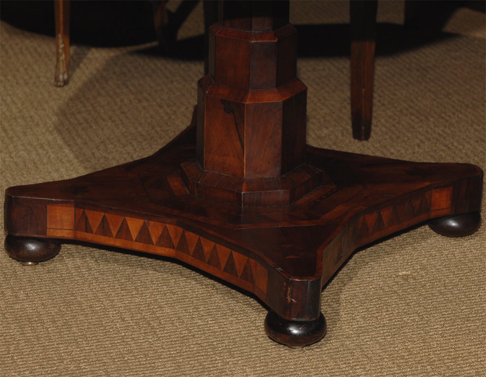 Inlaid Pedestal Table 1