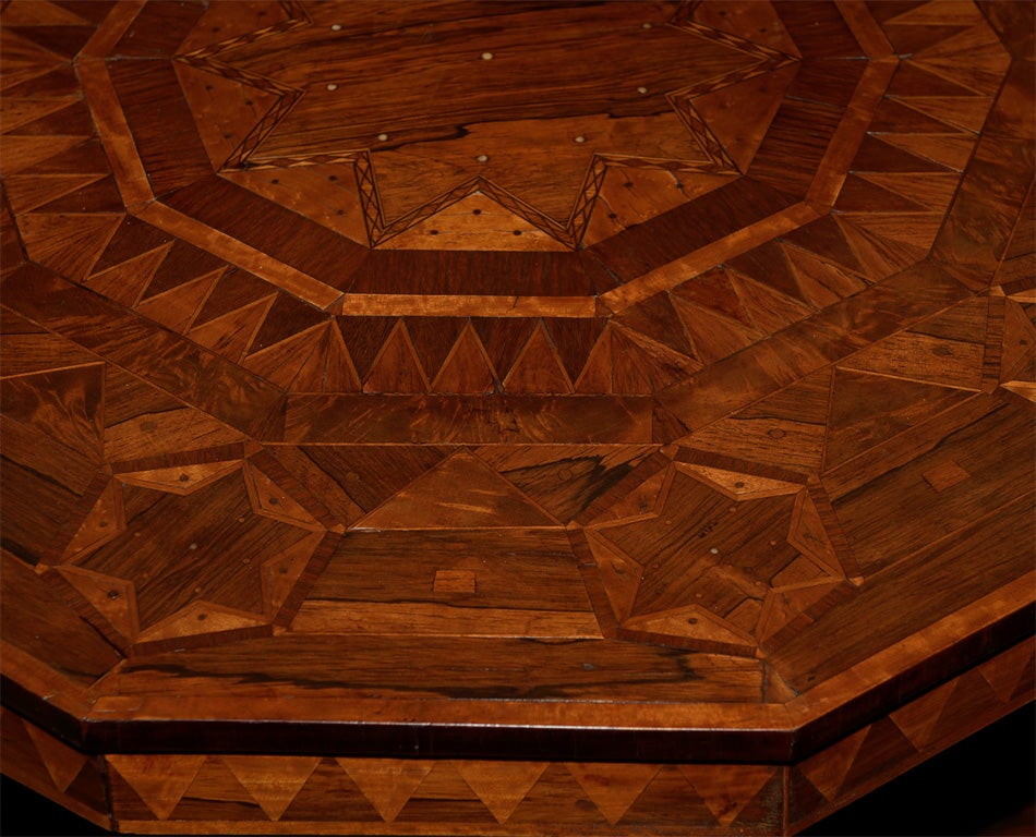 Inlaid Pedestal Table 3