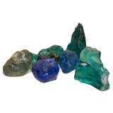Multicolor Glass Rocks