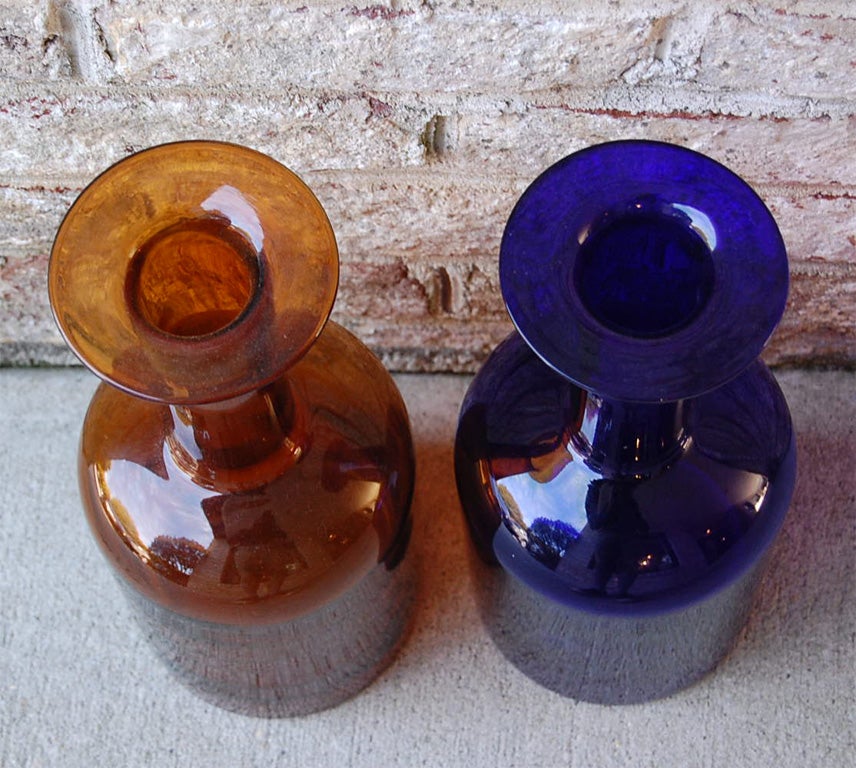 Pair of Holmegaard Vases For Sale 3