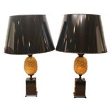 MODERNIST STYLE PINEAPPLE TABLE LAMPS