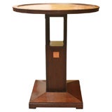 ARTISAN CRAFTED  TABLE WITH COPPER INLAY AND TOP