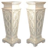 Two Similar Swedish Neoclassical Style Pedestals