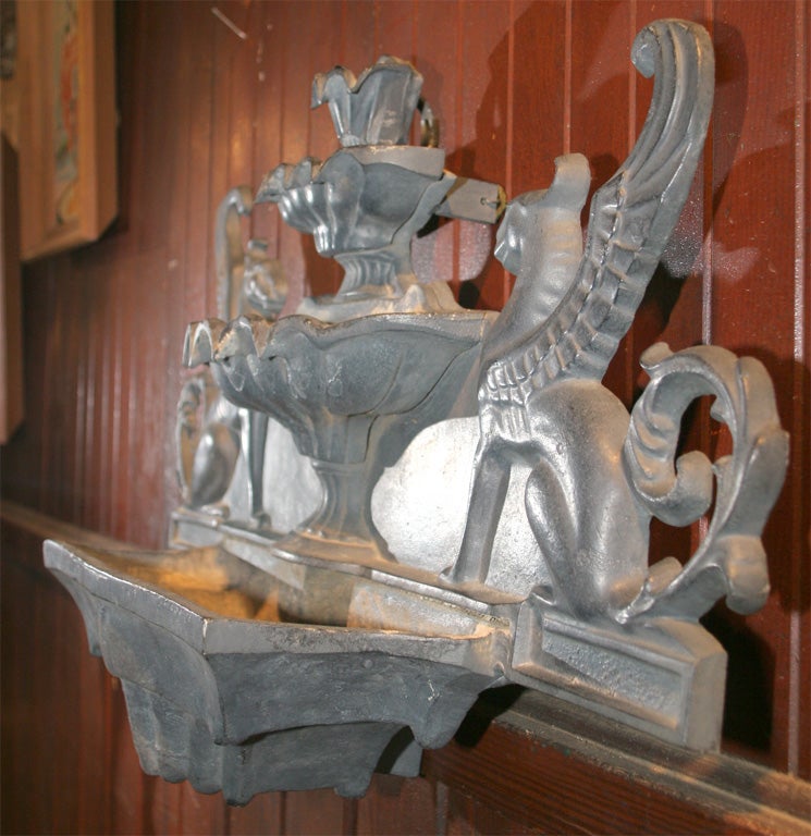 Cast Iron Wall Fountain 1