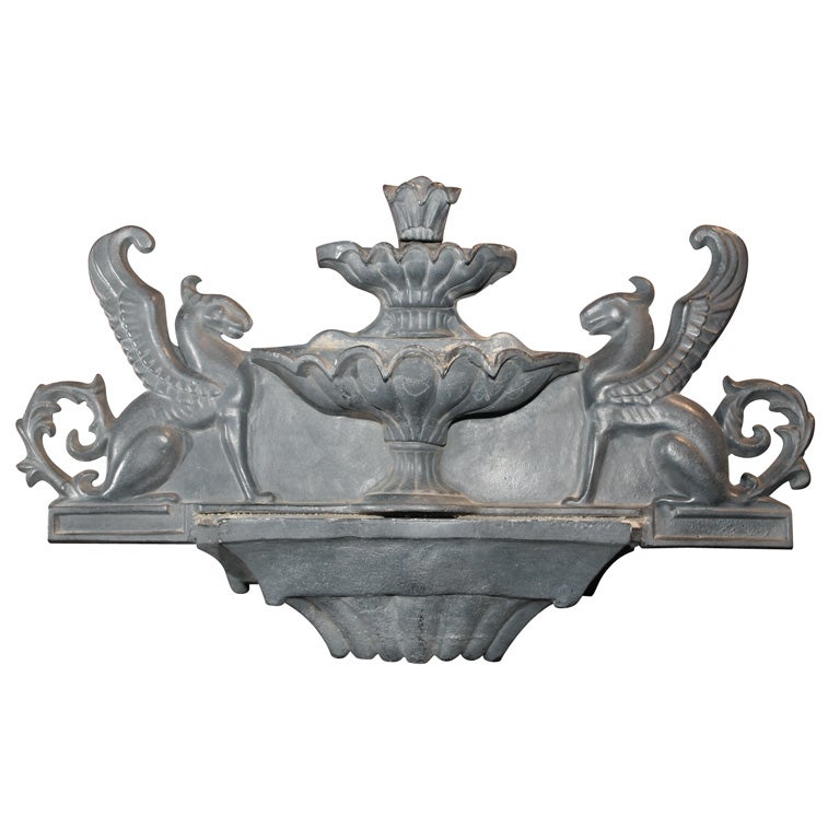 Cast Iron Wall Fountain