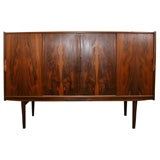 Rosewood Highboard Buffet with Bar